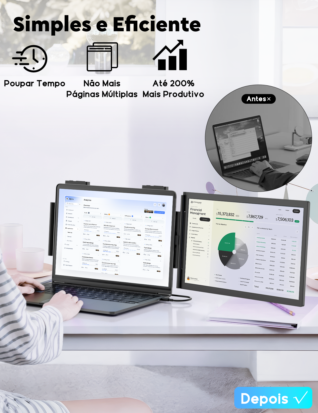 Extensor de Tela MagicRaven Z140 | 1080P FHD 14"