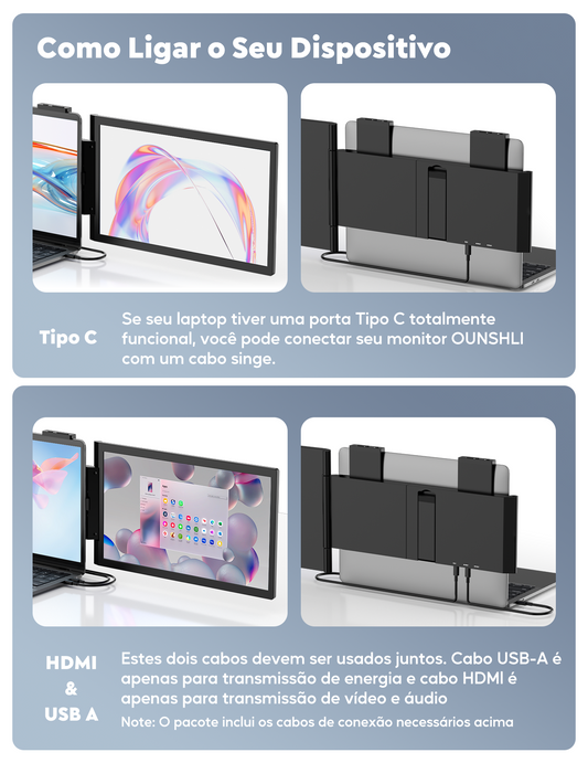 Extensor de Tela MagicRaven Z140 | 1080P FHD 14"